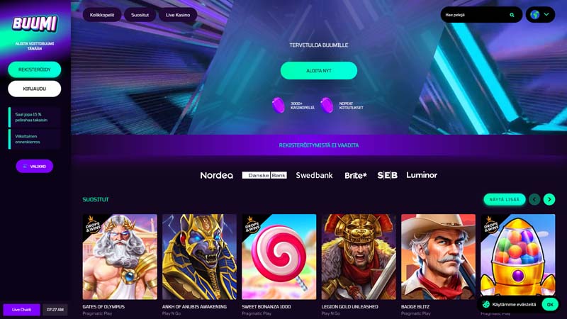 buumi lobby screenshot