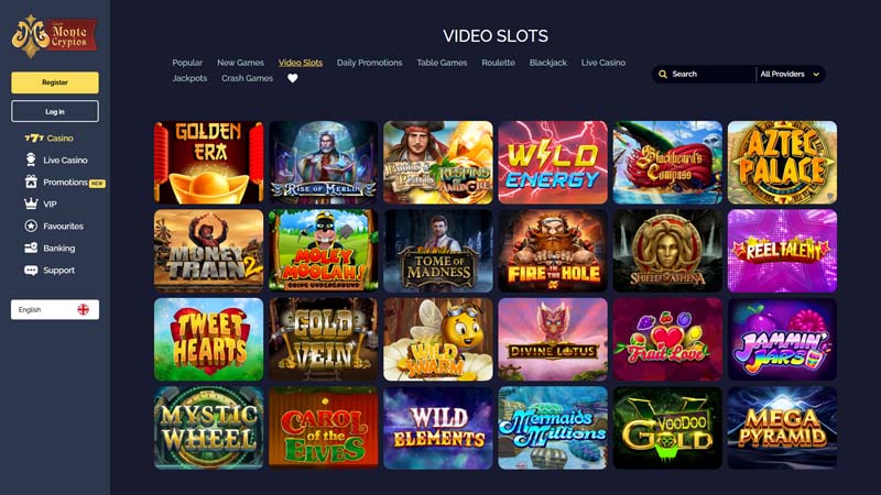 cabarino slots screenshot