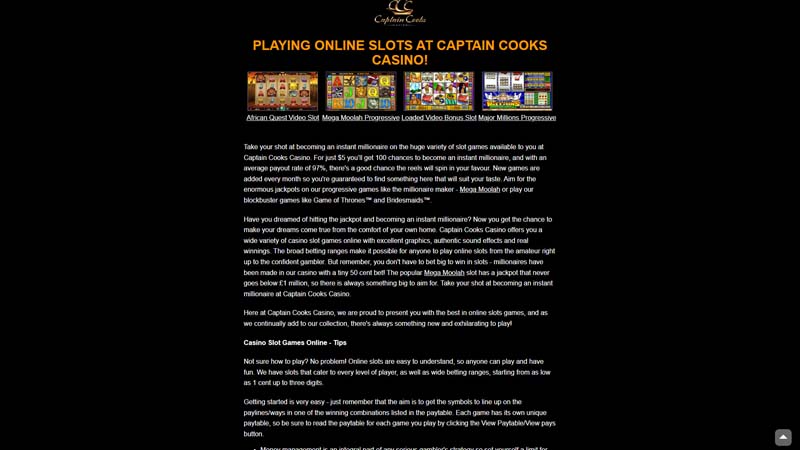 Thumbnail captain-cooks-casino slots
