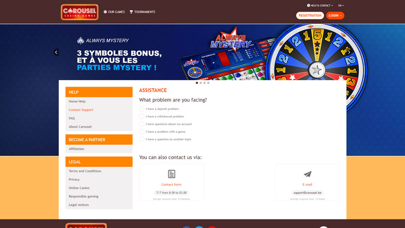 Thumbnail carousel-casino support