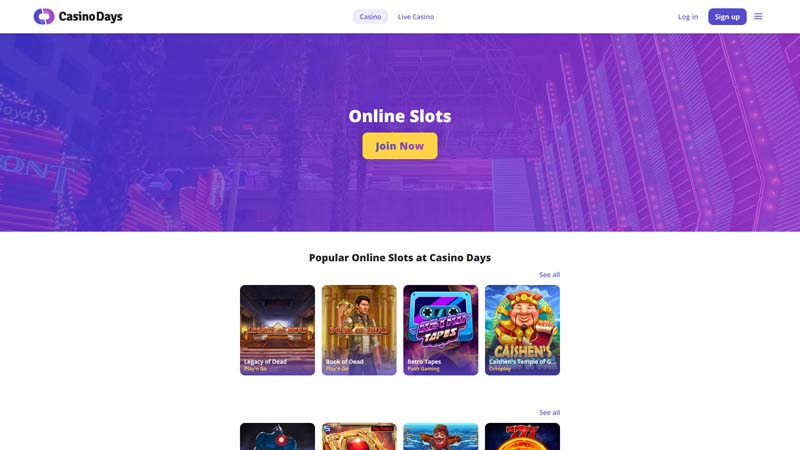 casino-days slots screenshot