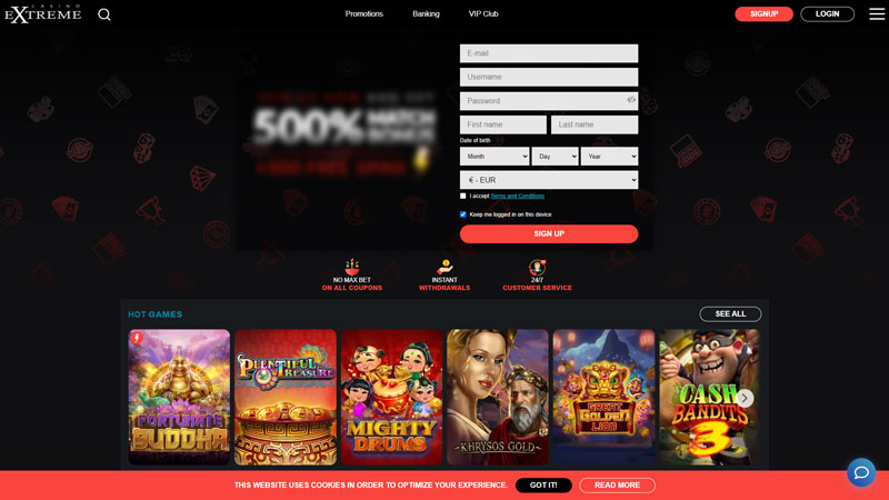 Thumbnail casino-extreme lobby