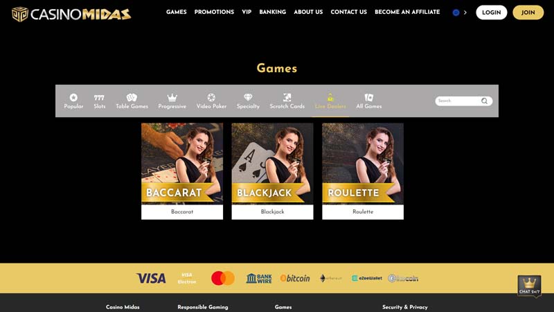 Thumbnail casino-midas live