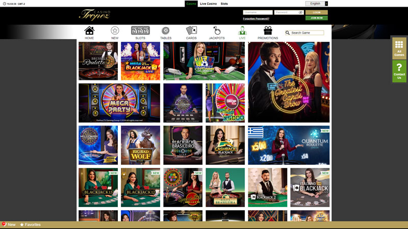 casino-tropez live screenshot