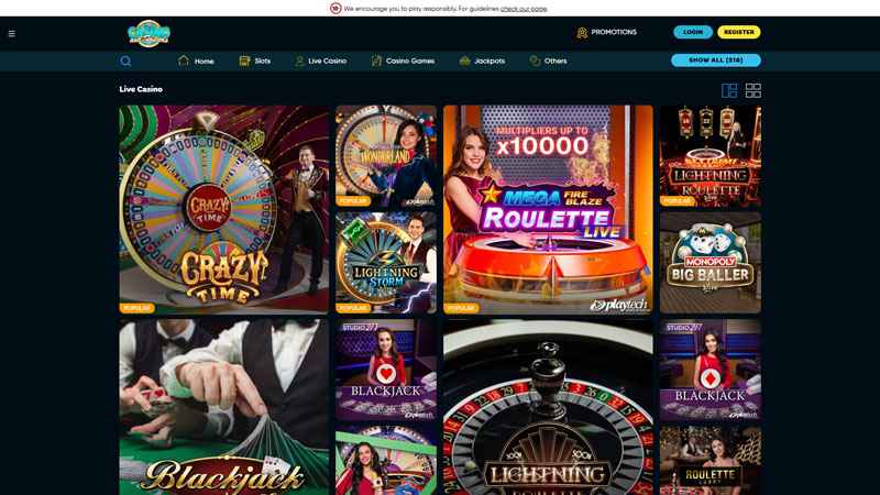 casinoandfriends live screenshot