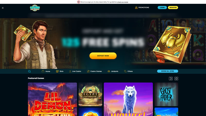casinoandfriends lobby screenshot