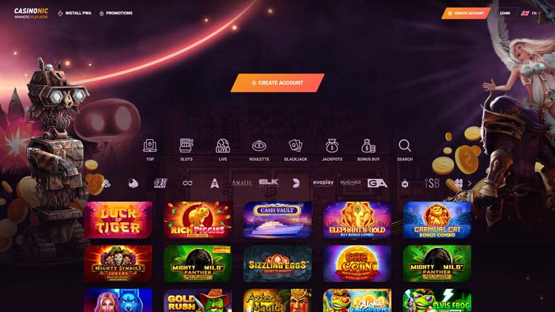 Thumbnail casinonic lobby