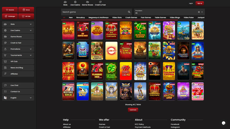 casinostars slots screenshot