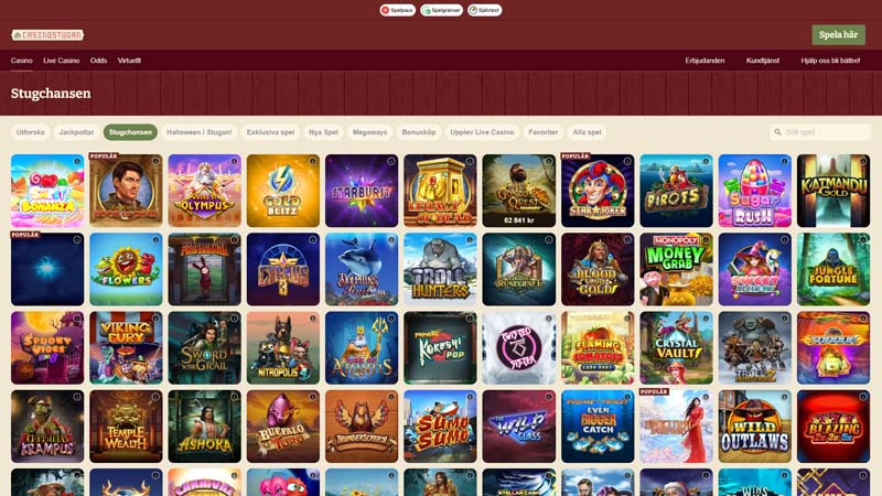 casinostugan slots screenshot