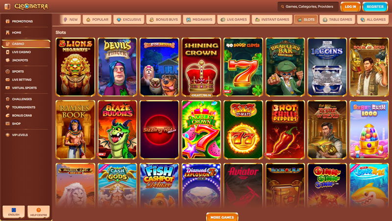 cleobetra slots screenshot