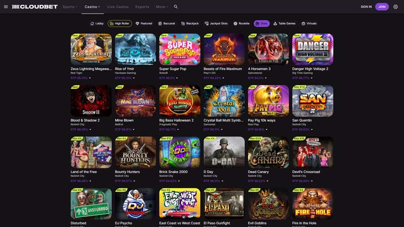 Thumbnail cloudbet-casino slots