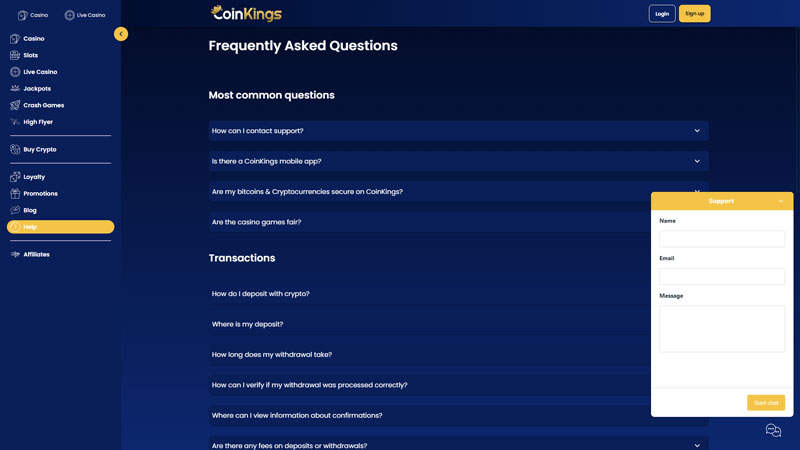 Thumbnail coinkings-io support
