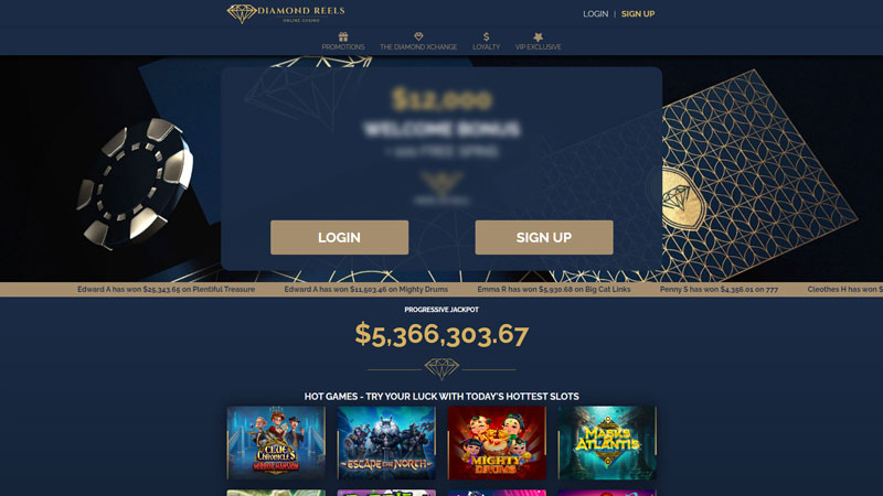 Thumbnail diamond-reels lobby