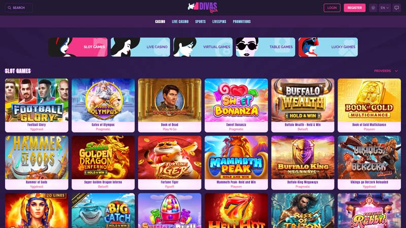 divas-luck slots screenshot