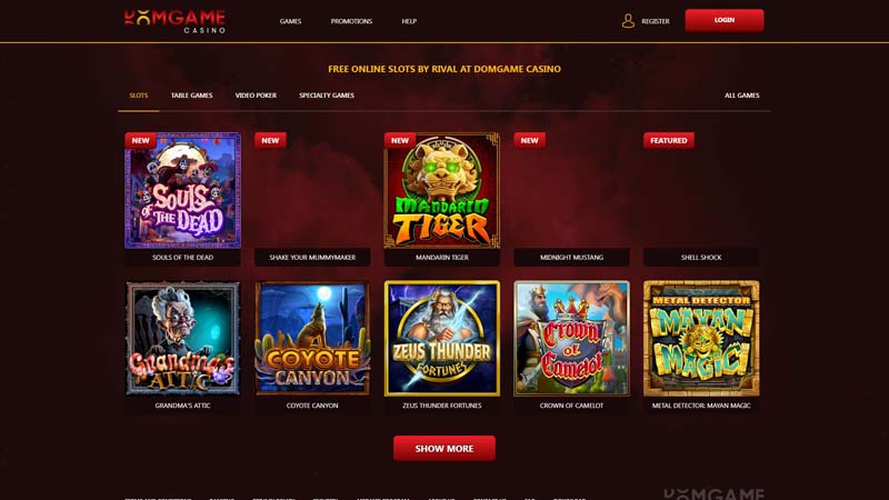 domgame-casino slots screenshot