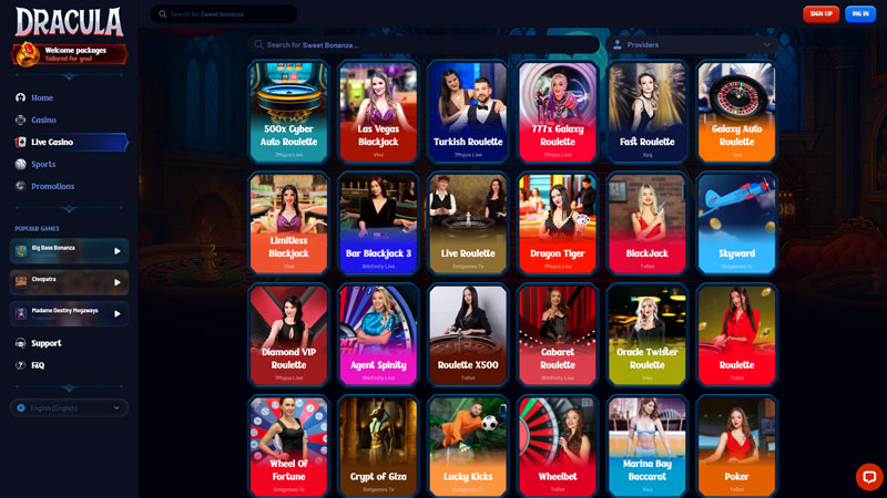 Thumbnail dracula live