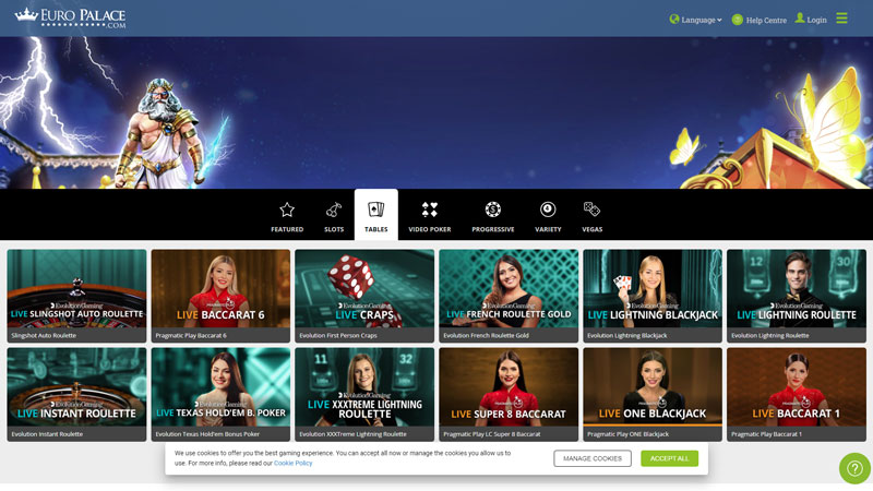 Thumbnail euro-palace-casino live