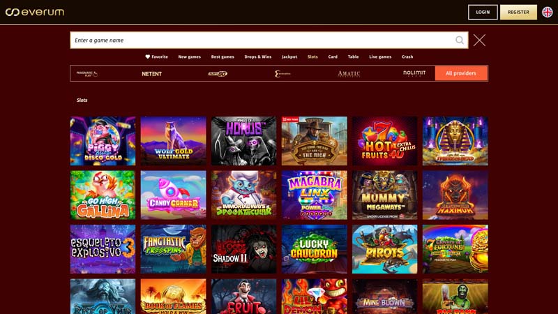 everum slots screenshot