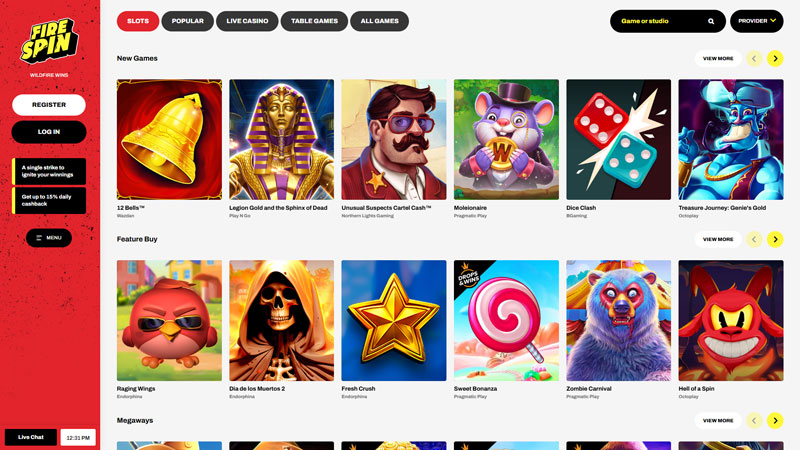 Thumbnail firespin slots