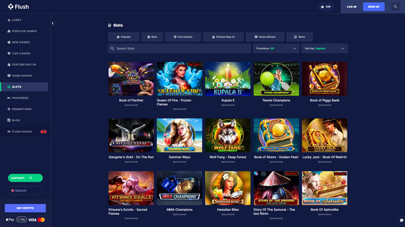 flush slots screenshot