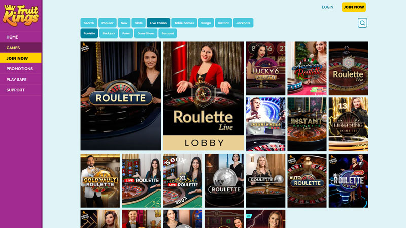 fruit-kings live screenshot