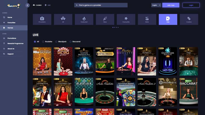 fruity-king-casino live screenshot