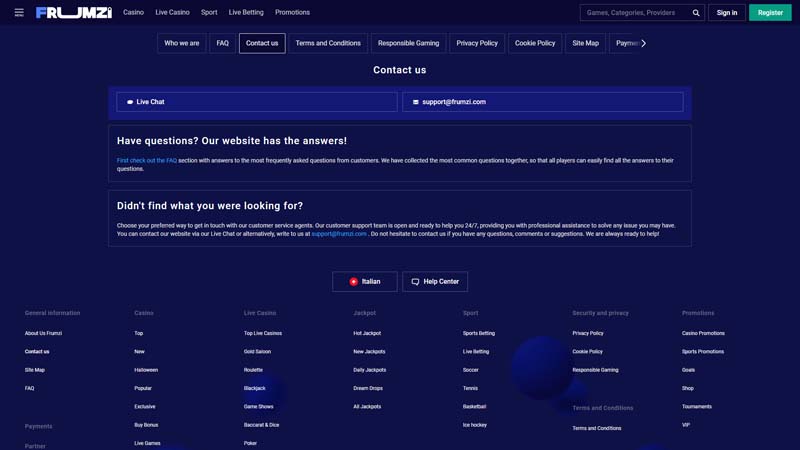 Thumbnail frumzi support