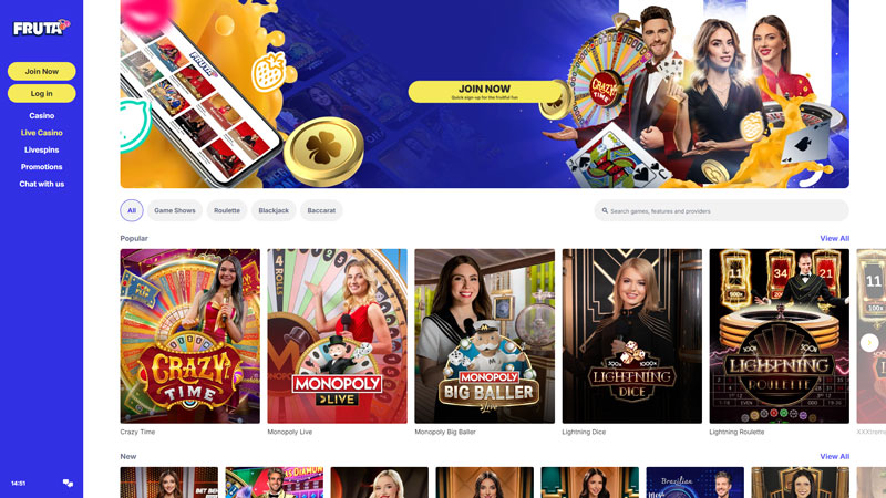 fruta live screenshot
