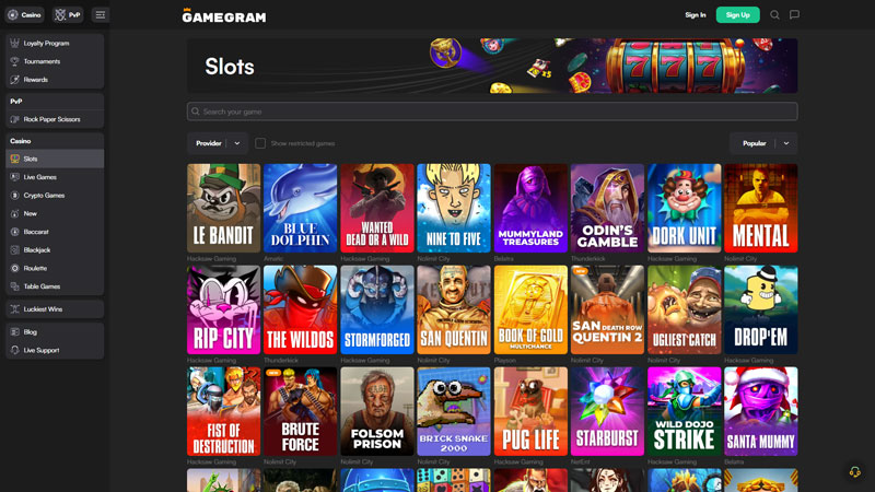 gamegram slots screenshot