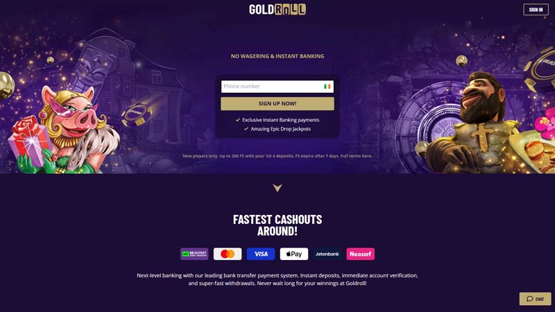 goldroll lobby screenshot