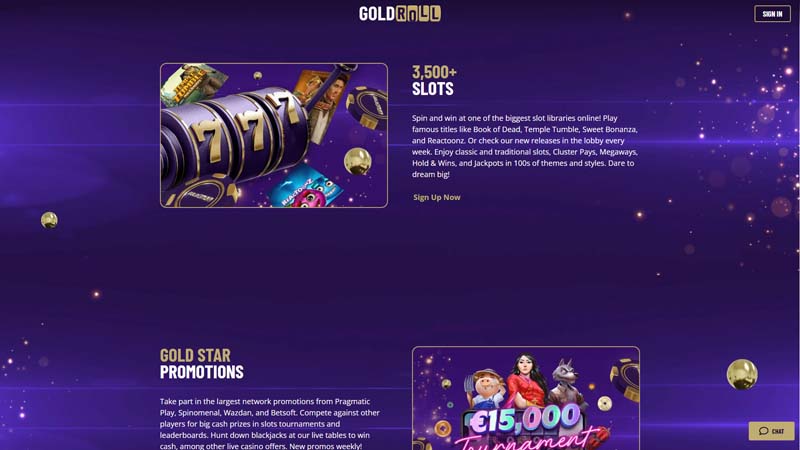 goldroll slots screenshot