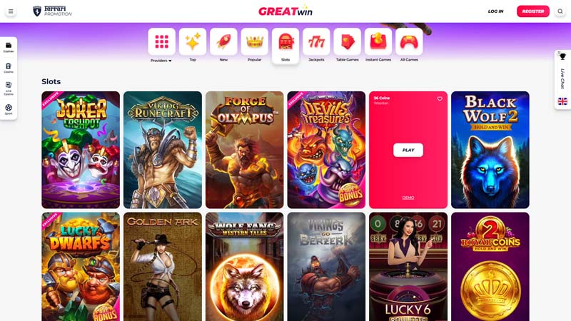 greatwin slots screenshot