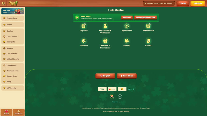 Thumbnail greenluck support