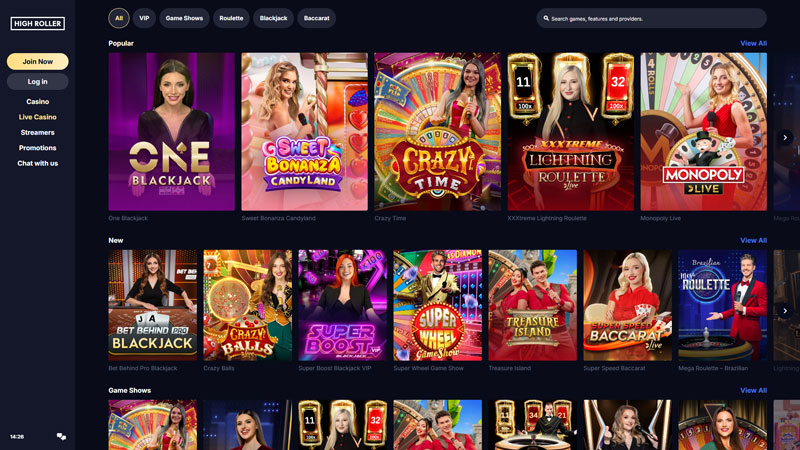 Thumbnail highroller-casino live