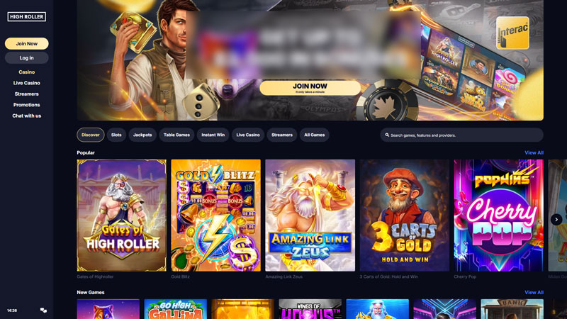 Thumbnail highroller-casino lobby