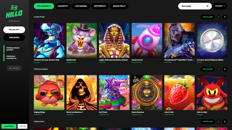 hillo-casino slots screenshot