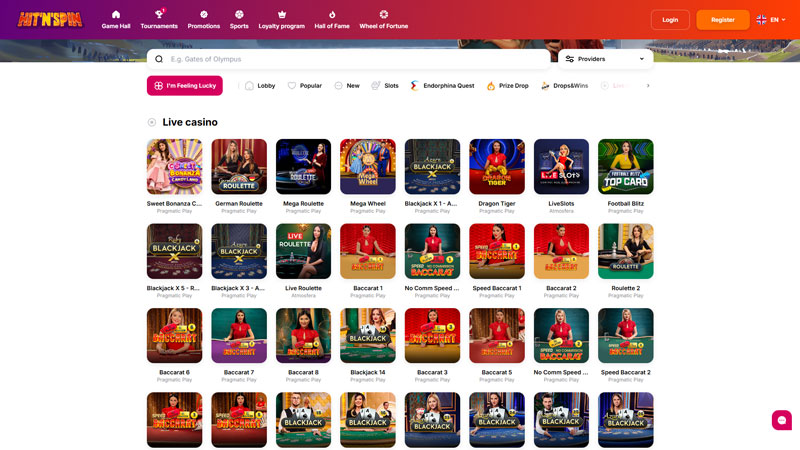 hit-n-spin live screenshot