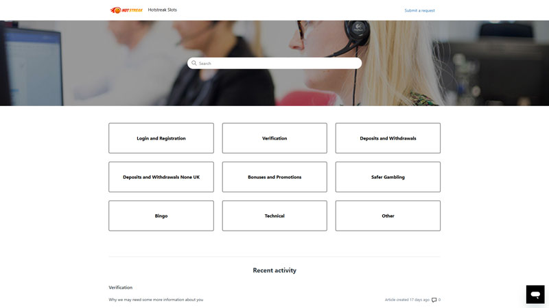 Thumbnail hot-streak support