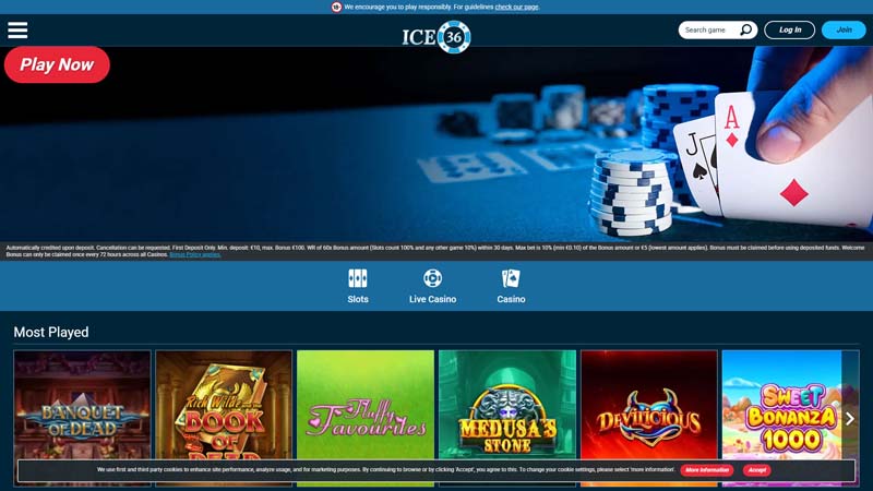 ice36 lobby screenshot