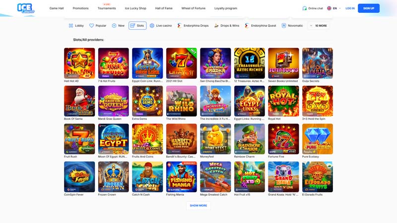 icecasino slots screenshot