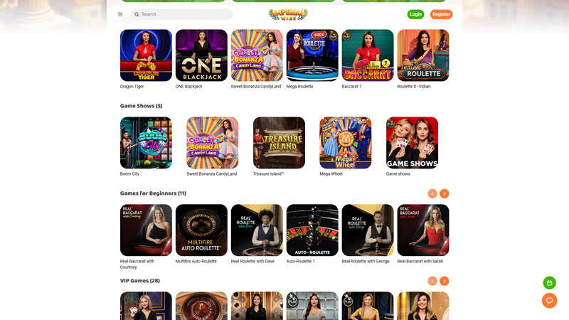 imperial-wins live screenshot