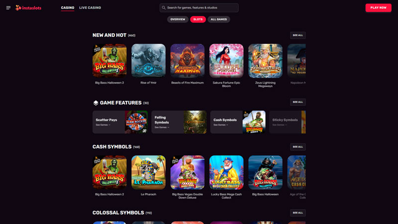 instaslots slots screenshot