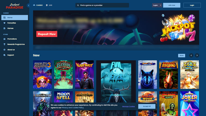 Thumbnail jackpot-paradise-casino lobby