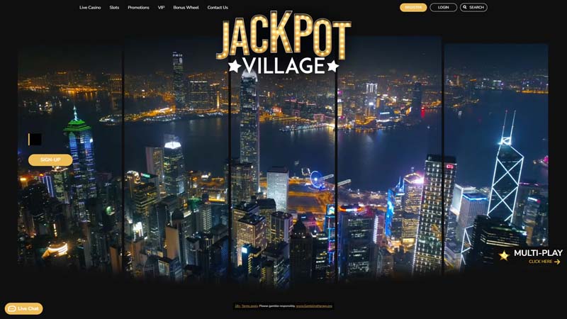 jackpot-village-casino lobby screenshot