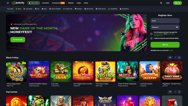 jeetcity lobby screenshot