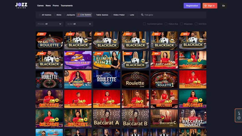 jozz-casino live screenshot