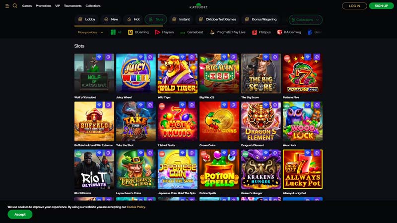 katsubet slots screenshot