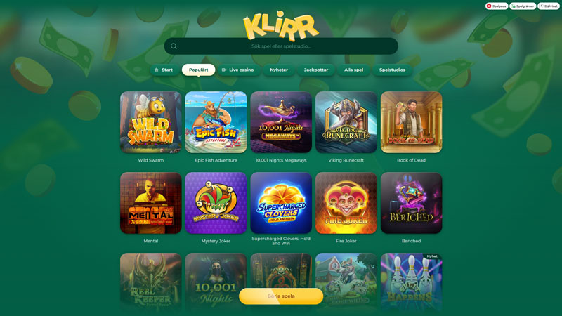 klirr slots screenshot