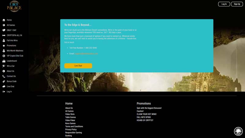 Thumbnail lake-palace-casino support