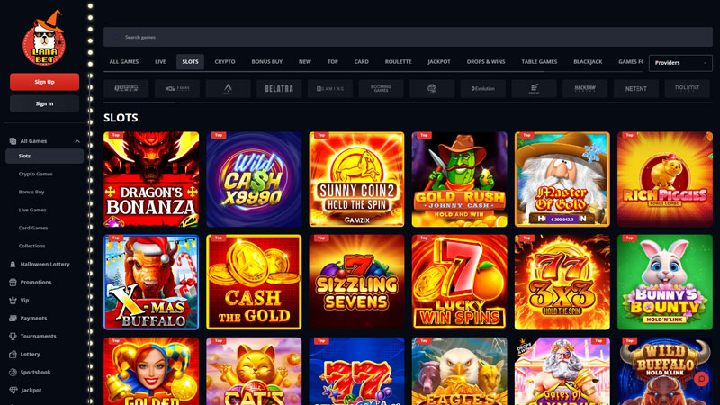 lamabet slots screenshot